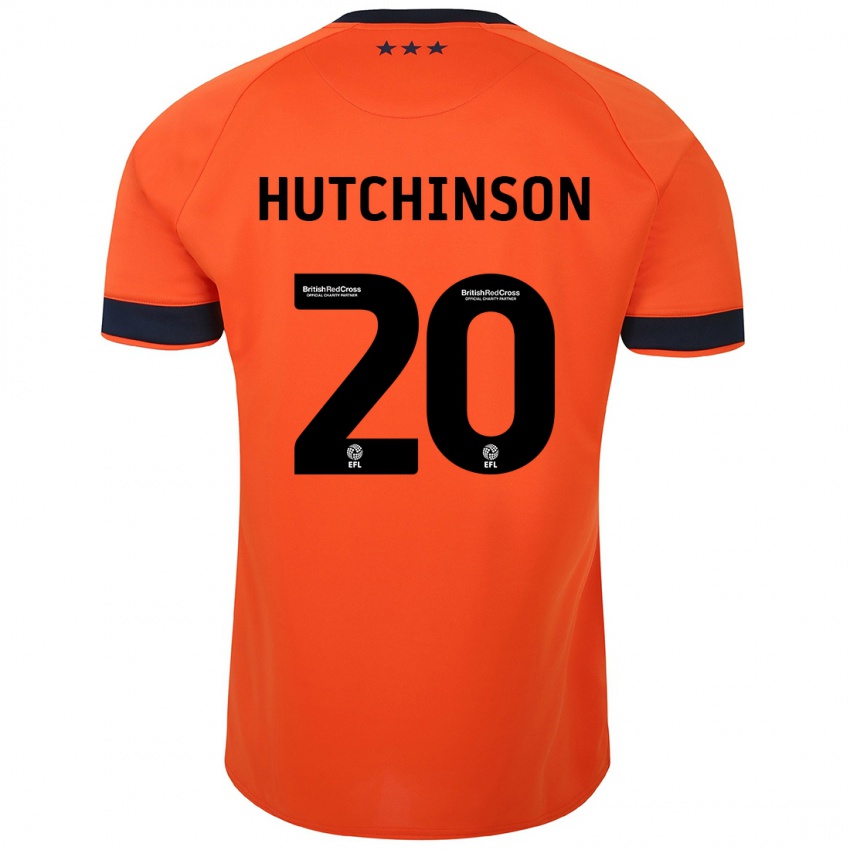 Uomo Maglia Omari Hutchinson #20 Arancia Kit Gara Away 2023/24 Maglietta