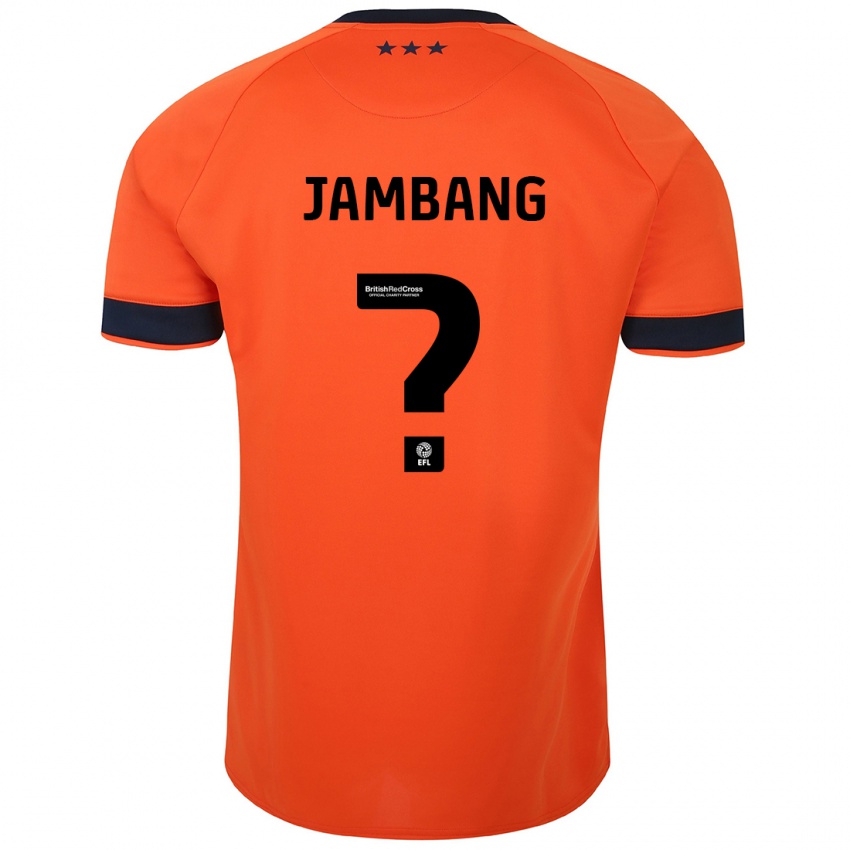 Uomo Maglia Ayyuba Jambang #0 Arancia Kit Gara Away 2023/24 Maglietta