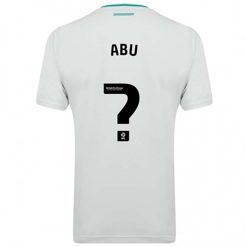 Uomo Maglia Derrick Abu #0 Bianco Kit Gara Away 2023/24 Maglietta