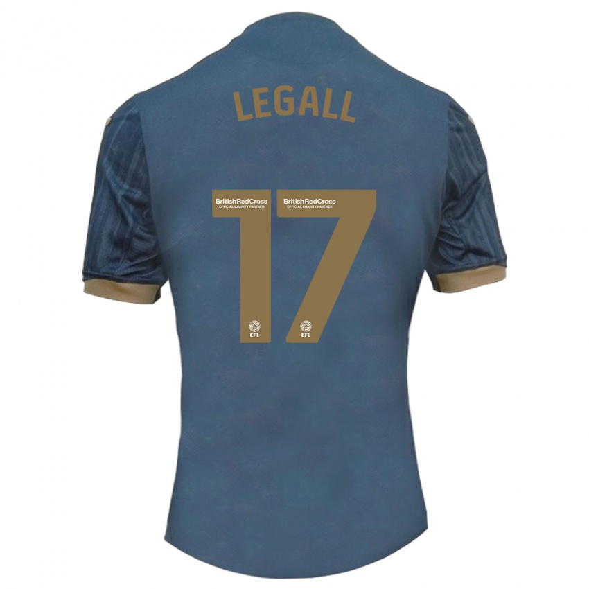 Uomo Maglia Monet Legall #17 Verde Acqua Scuro Kit Gara Away 2023/24 Maglietta