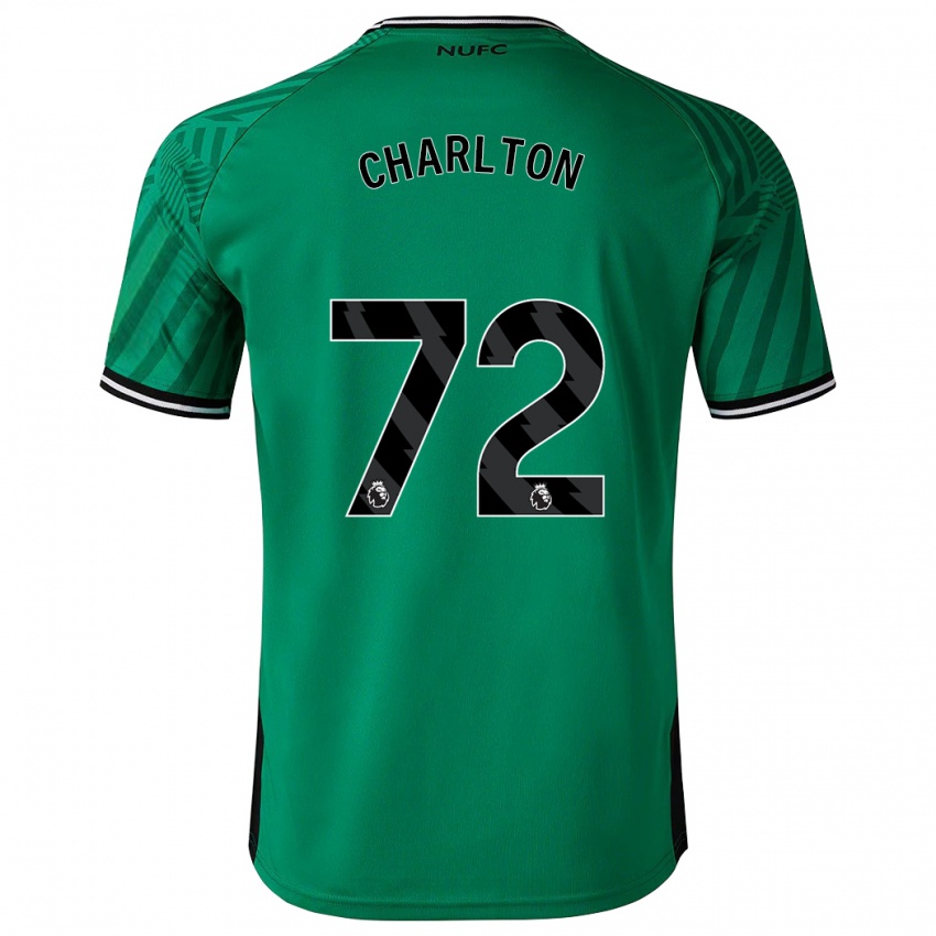 Uomo Maglia Dylan Charlton #72 Verde Kit Gara Away 2023/24 Maglietta