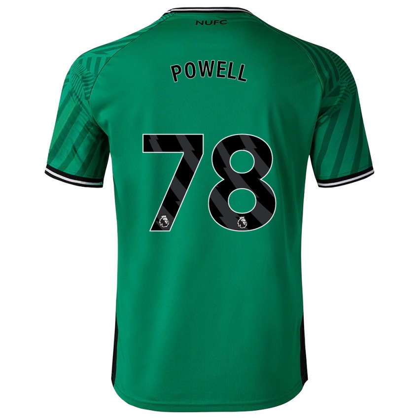 Uomo Maglia Harry Powell #78 Verde Kit Gara Away 2023/24 Maglietta