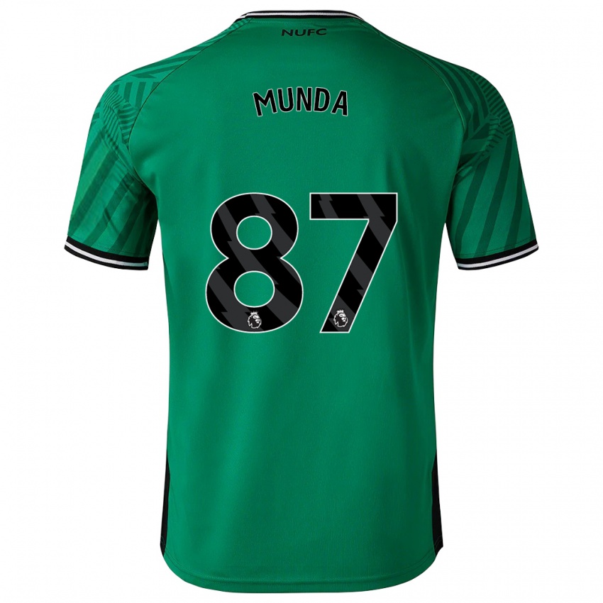 Uomo Maglia Anthony Munda #87 Verde Kit Gara Away 2023/24 Maglietta