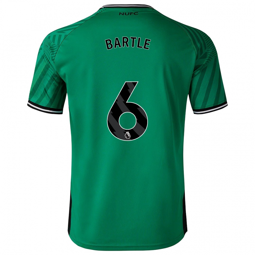 Uomo Maglia Jodie Bartle #6 Verde Kit Gara Away 2023/24 Maglietta