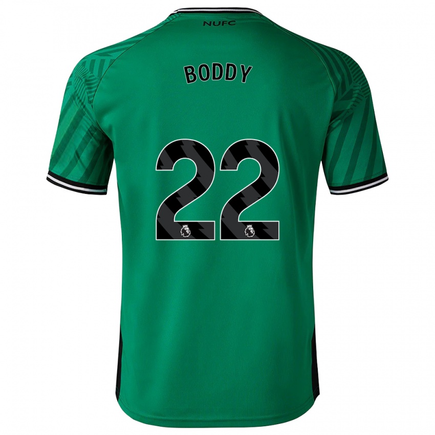 Uomo Maglia Elysia Boddy #22 Verde Kit Gara Away 2023/24 Maglietta
