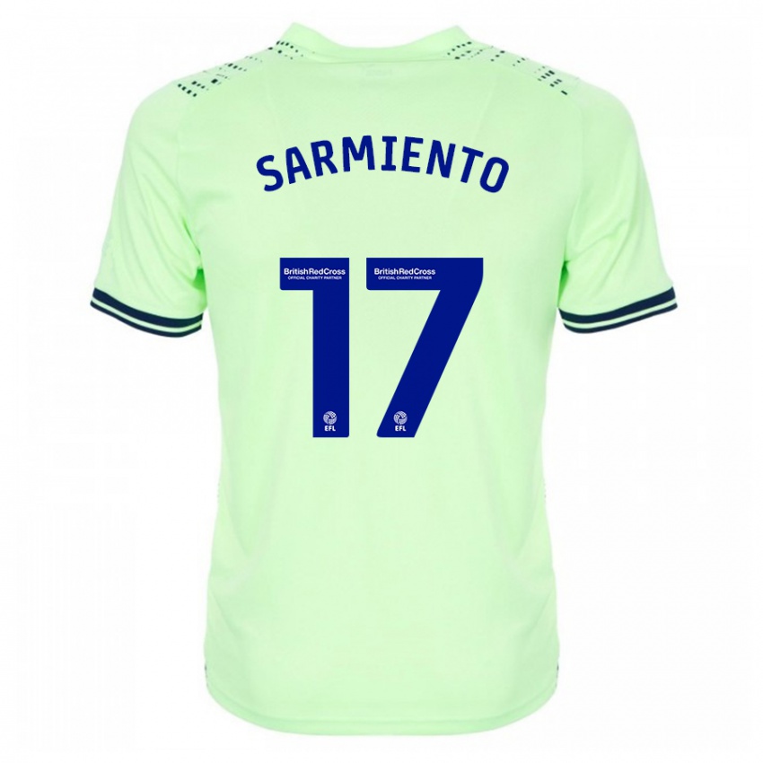 Uomo Maglia Jeremy Sarmiento #17 Marina Militare Kit Gara Away 2023/24 Maglietta