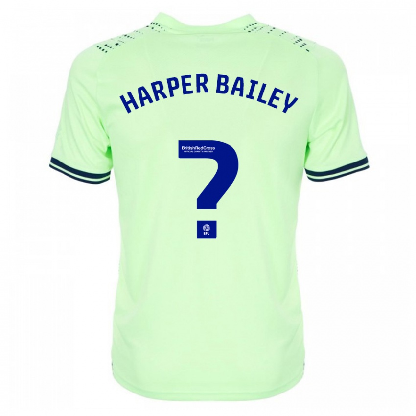 Uomo Maglia Aaron Harper-Bailey #0 Marina Militare Kit Gara Away 2023/24 Maglietta
