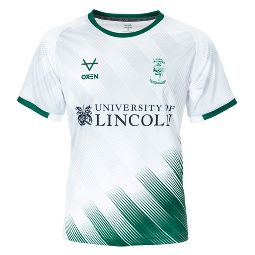 Uomo Maglia Maddi Green #0 Bianco Kit Gara Away 2023/24 Maglietta