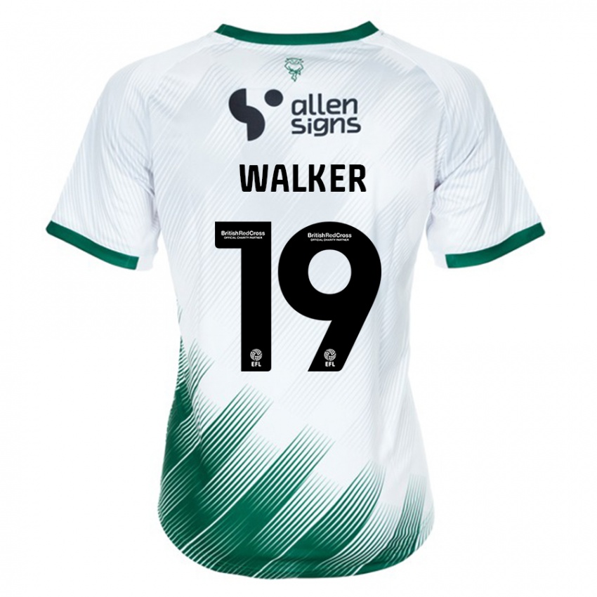 Uomo Maglia Tyler Walker #19 Bianco Kit Gara Away 2023/24 Maglietta