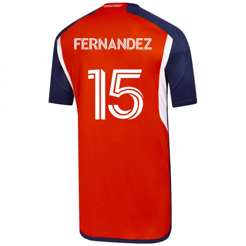 Uomo Maglia Vicente Fernández #15 Bianco Kit Gara Away 2023/24 Maglietta