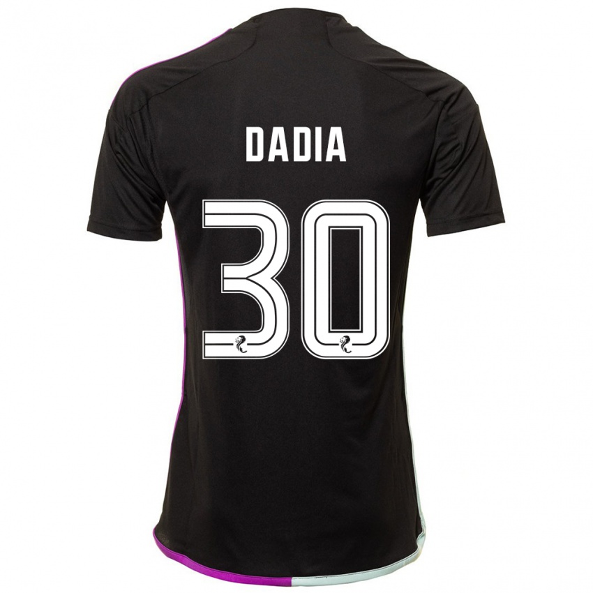 Uomo Maglia Or Dadia #30 Nero Kit Gara Away 2023/24 Maglietta