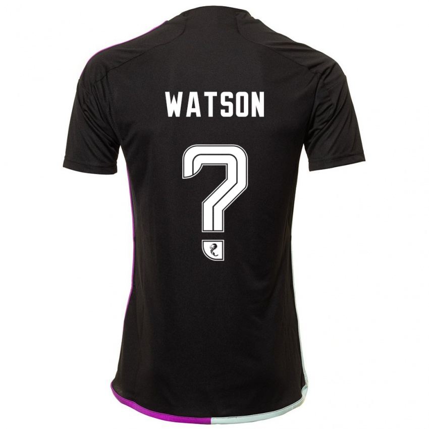 Uomo Maglia Kai Watson #0 Nero Kit Gara Away 2023/24 Maglietta