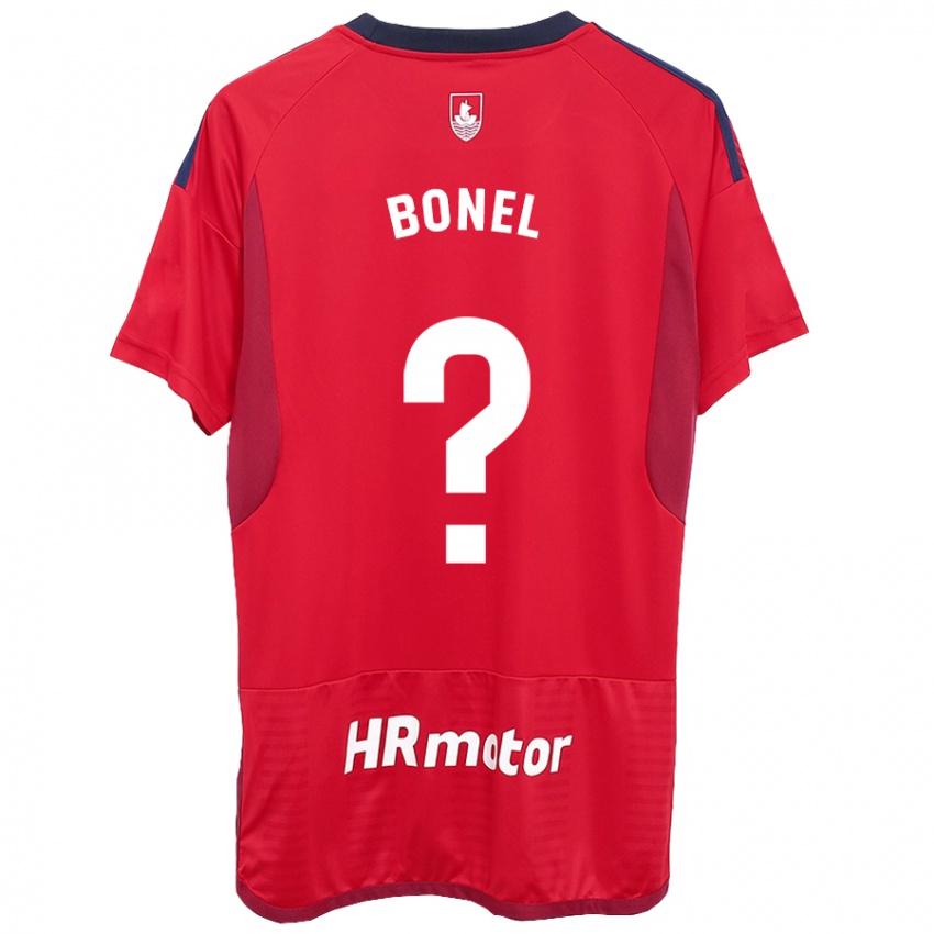 Donna Maglia Aimar Bonel #0 Rosso Kit Gara Home 2023/24 Maglietta