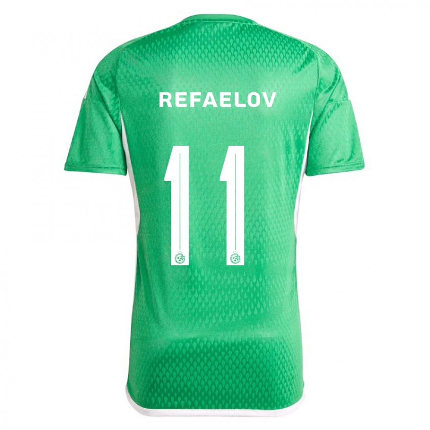 Donna Maglia Lior Refaelov #11 Bianco Blu Kit Gara Home 2023/24 Maglietta