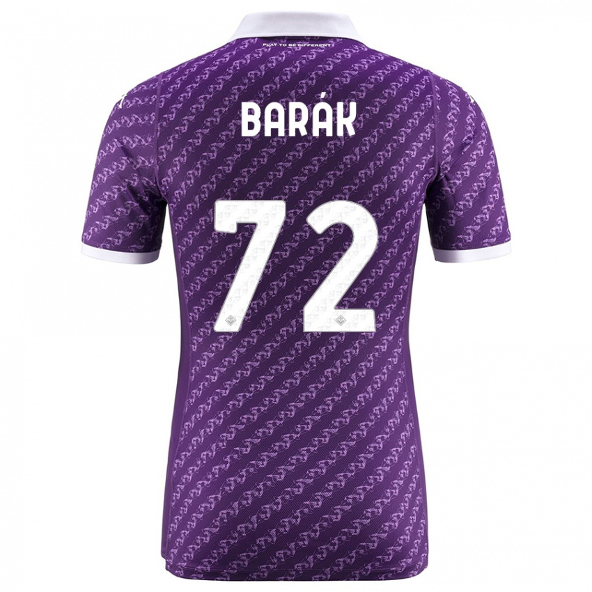 Donna Maglia Antonin Barak #72 Viola Kit Gara Home 2023/24 Maglietta