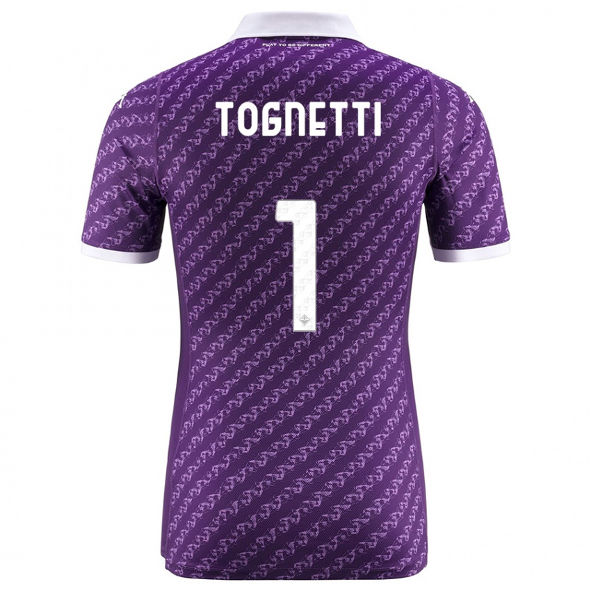 Donna Maglia Laerte Tognetti #1 Viola Kit Gara Home 2023/24 Maglietta