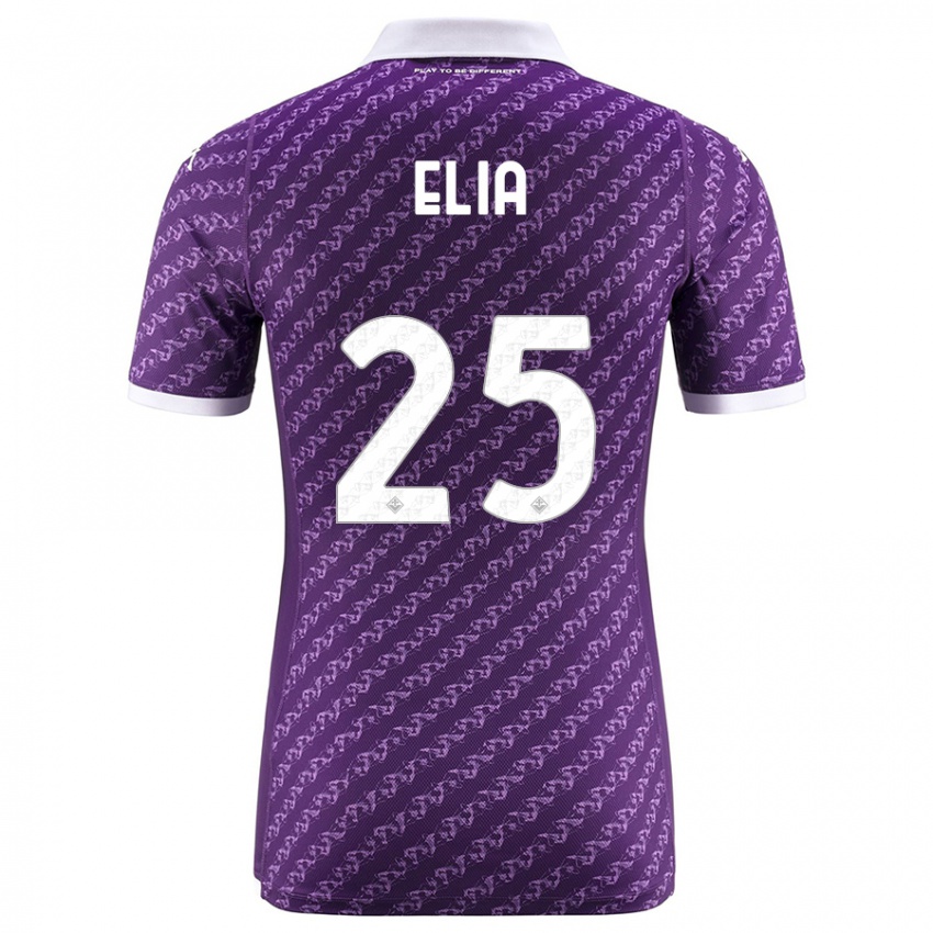 Donna Maglia Mirko Elia #25 Viola Kit Gara Home 2023/24 Maglietta