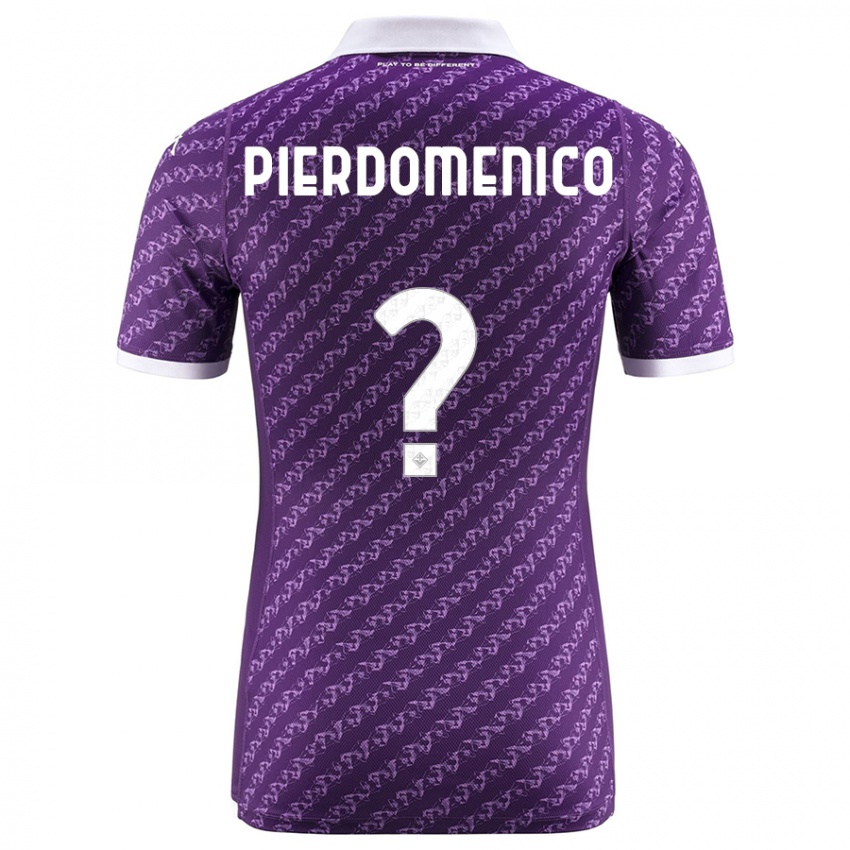 Donna Maglia Jacopo Di Pierdomenico #0 Viola Kit Gara Home 2023/24 Maglietta