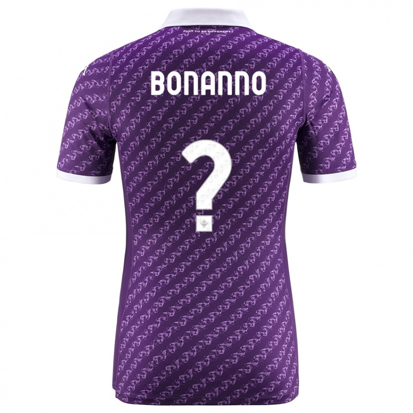 Donna Maglia Piergiorgio Bonanno #0 Viola Kit Gara Home 2023/24 Maglietta