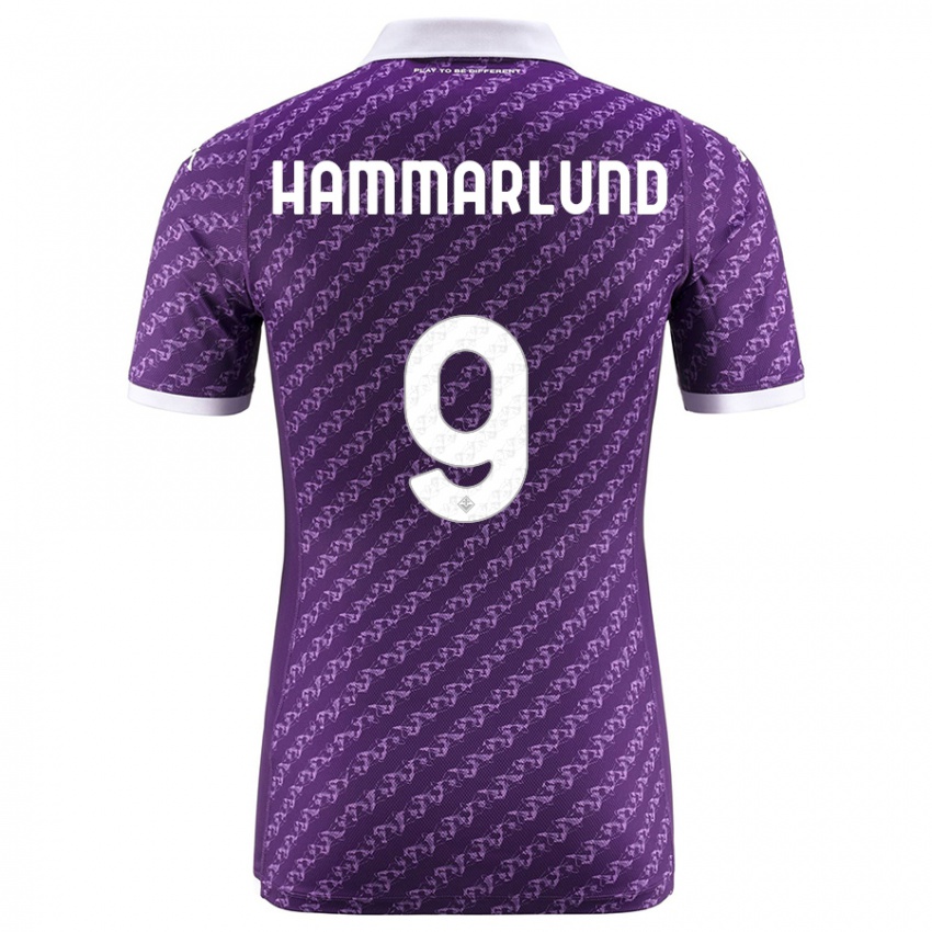 Donna Maglia Pauline Hammarlund #9 Viola Kit Gara Home 2023/24 Maglietta