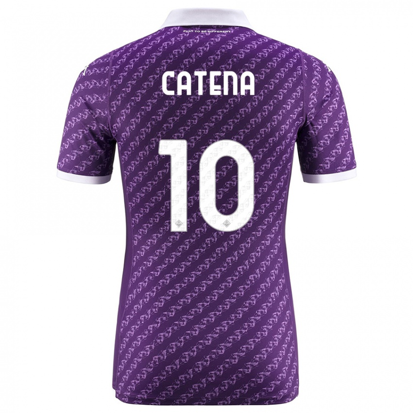 Donna Maglia Michaela Catena #10 Viola Kit Gara Home 2023/24 Maglietta