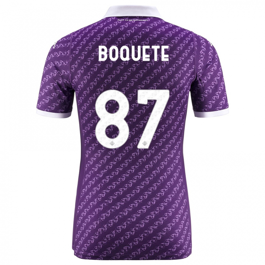 Donna Maglia Veronica Boquete #87 Viola Kit Gara Home 2023/24 Maglietta