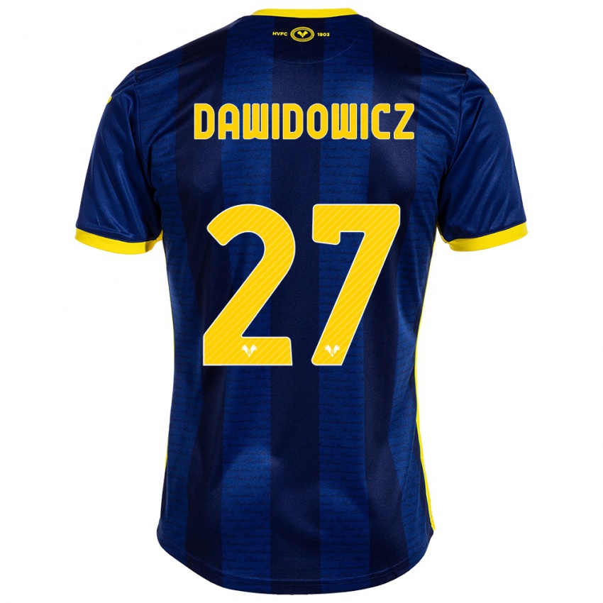 Donna Maglia Pawel Dawidowicz #27 Marina Militare Kit Gara Home 2023/24 Maglietta