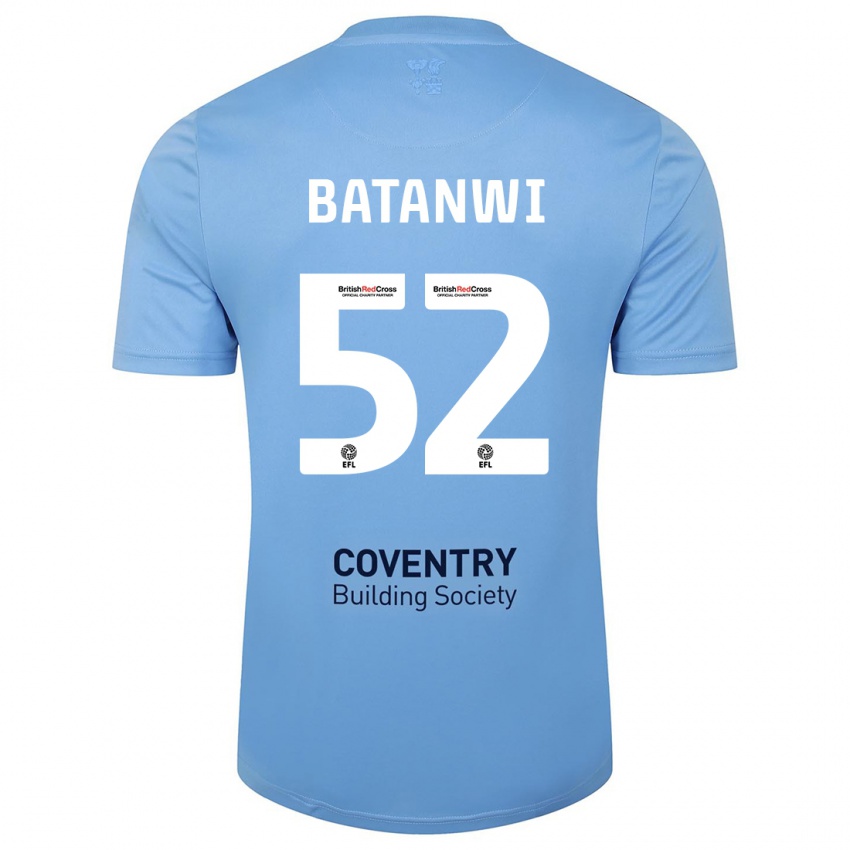 Donna Maglia Tristen Batanwi #52 Cielo Blu Kit Gara Home 2023/24 Maglietta