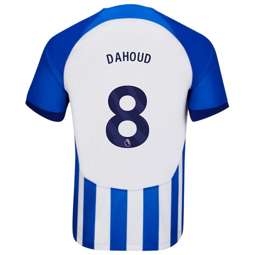 Donna Maglia Mahmoud Dahoud #8 Blu Kit Gara Home 2023/24 Maglietta