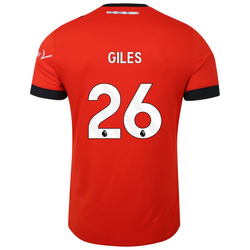 Donna Maglia Ryan Giles #26 Rosso Kit Gara Home 2023/24 Maglietta