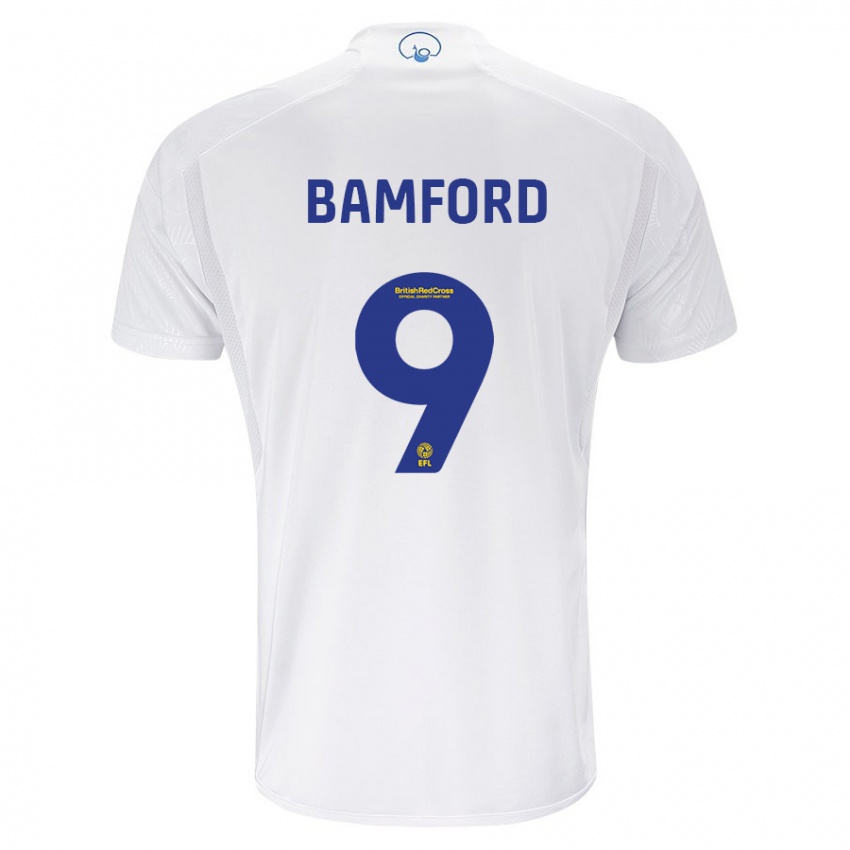 Donna Maglia Patrick Bamford #9 Bianco Kit Gara Home 2023/24 Maglietta