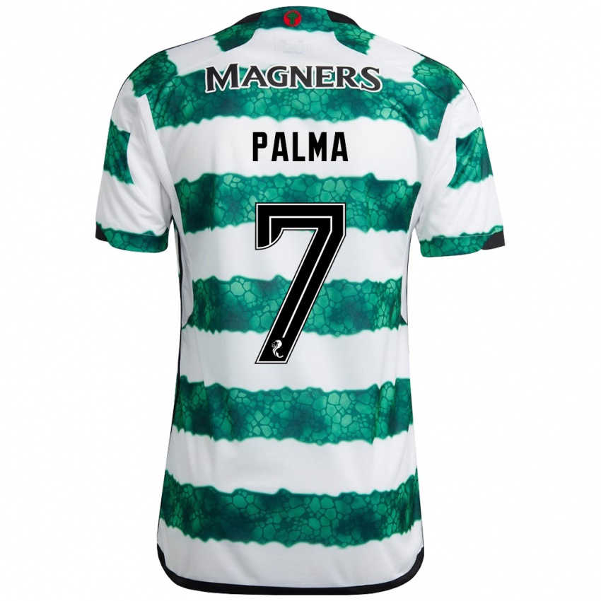 Donna Maglia Luis Palma #7 Verde Kit Gara Home 2023/24 Maglietta