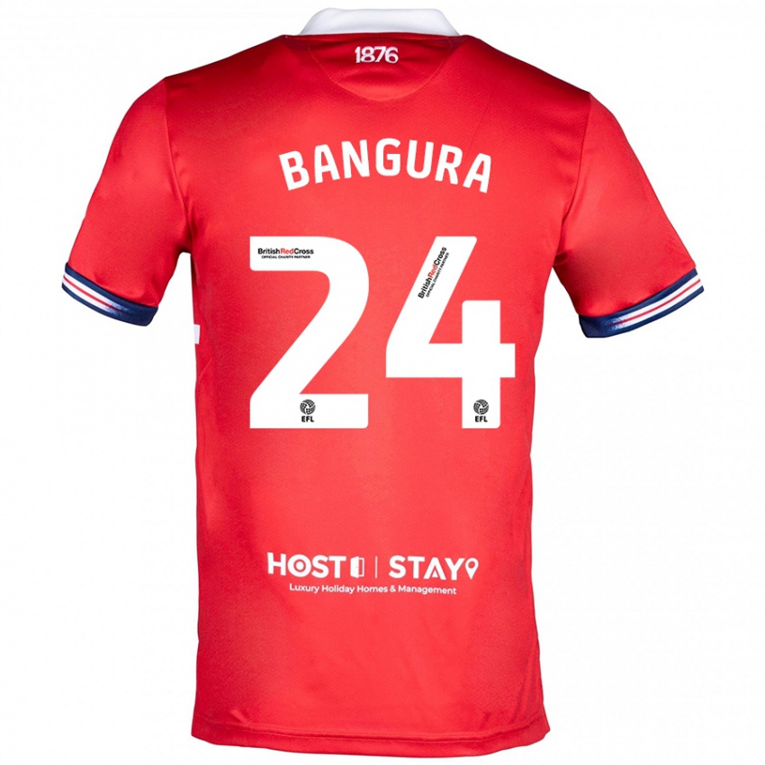 Donna Maglia Alex Bangura #24 Rosso Kit Gara Home 2023/24 Maglietta