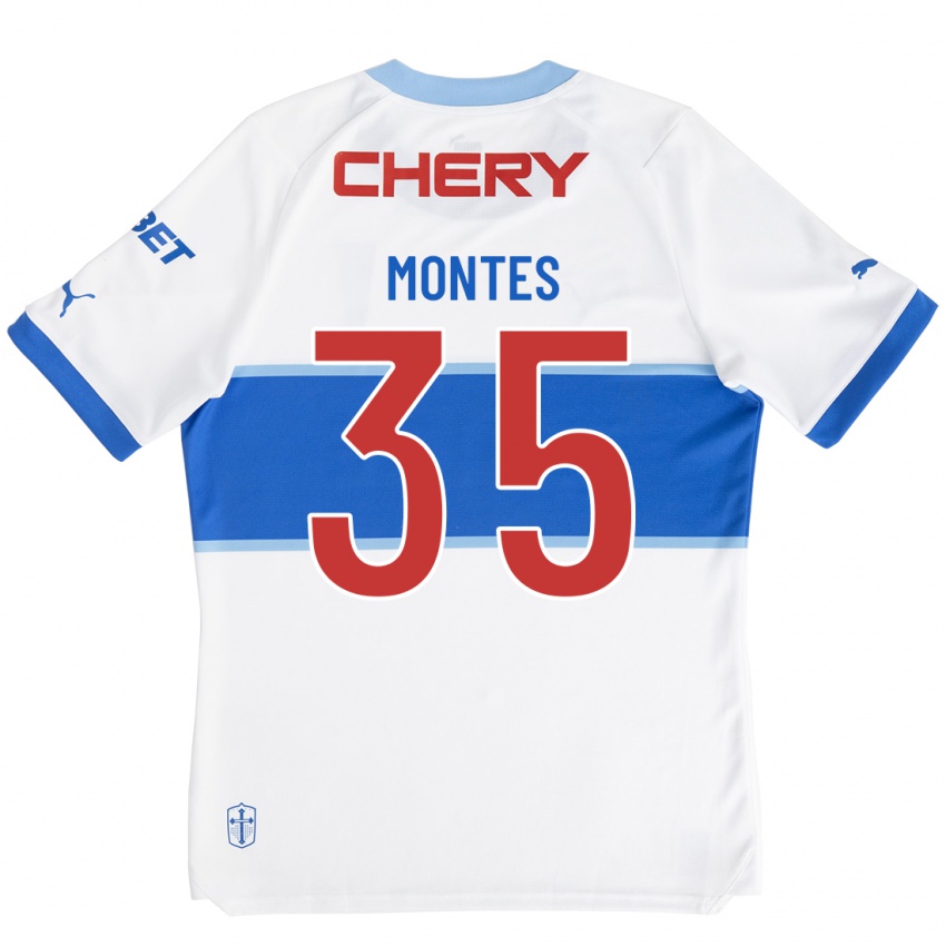 Donna Maglia Clemente Montes #35 Bianco Kit Gara Home 2023/24 Maglietta