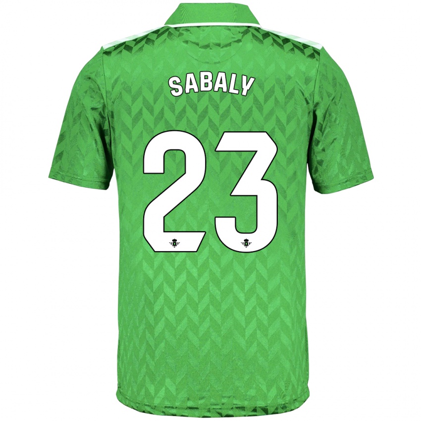 Donna Maglia Youssouf Sabaly #23 Verde Kit Gara Away 2023/24 Maglietta
