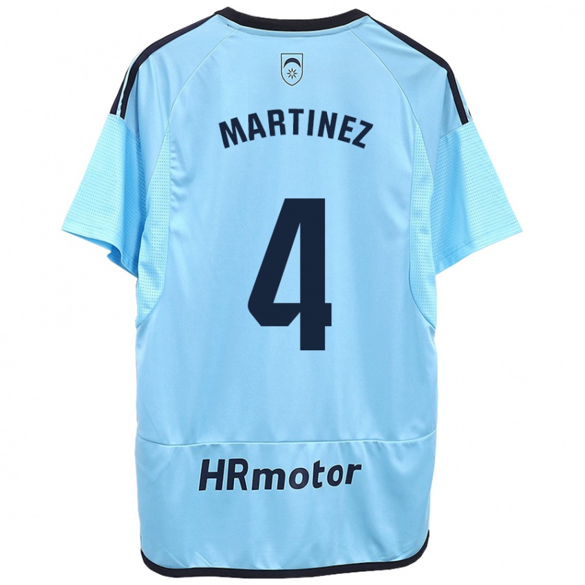 Donna Maglia Vera Martínez Viota #4 Blu Kit Gara Away 2023/24 Maglietta