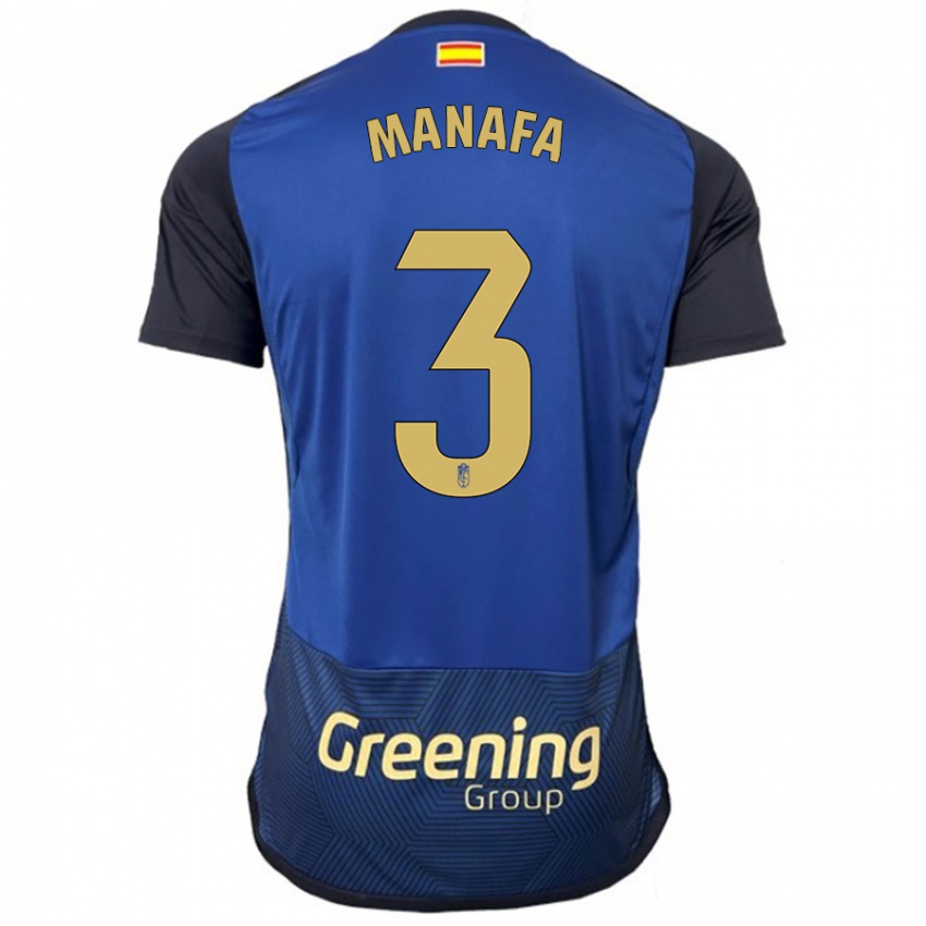 Donna Maglia Wilson Manafá #3 Marina Militare Kit Gara Away 2023/24 Maglietta