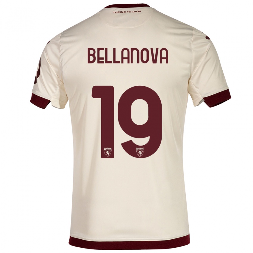 Donna Maglia Raoul Bellanova #19 Champagne Kit Gara Away 2023/24 Maglietta