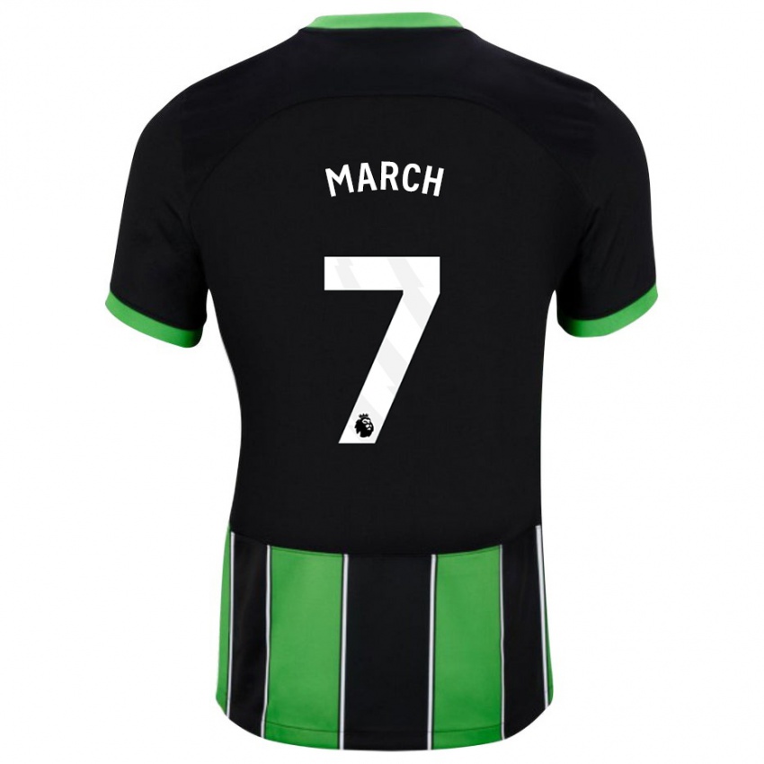 Donna Maglia Solly March #7 Nero Verde Kit Gara Away 2023/24 Maglietta