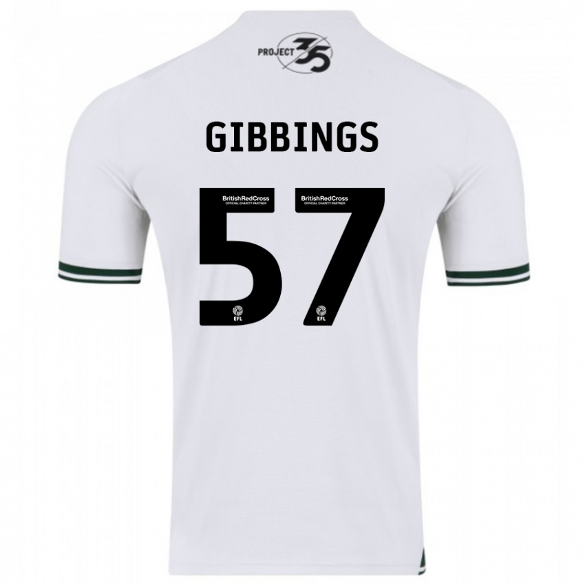 Donna Maglia Cole Gibbings #57 Bianco Kit Gara Away 2023/24 Maglietta