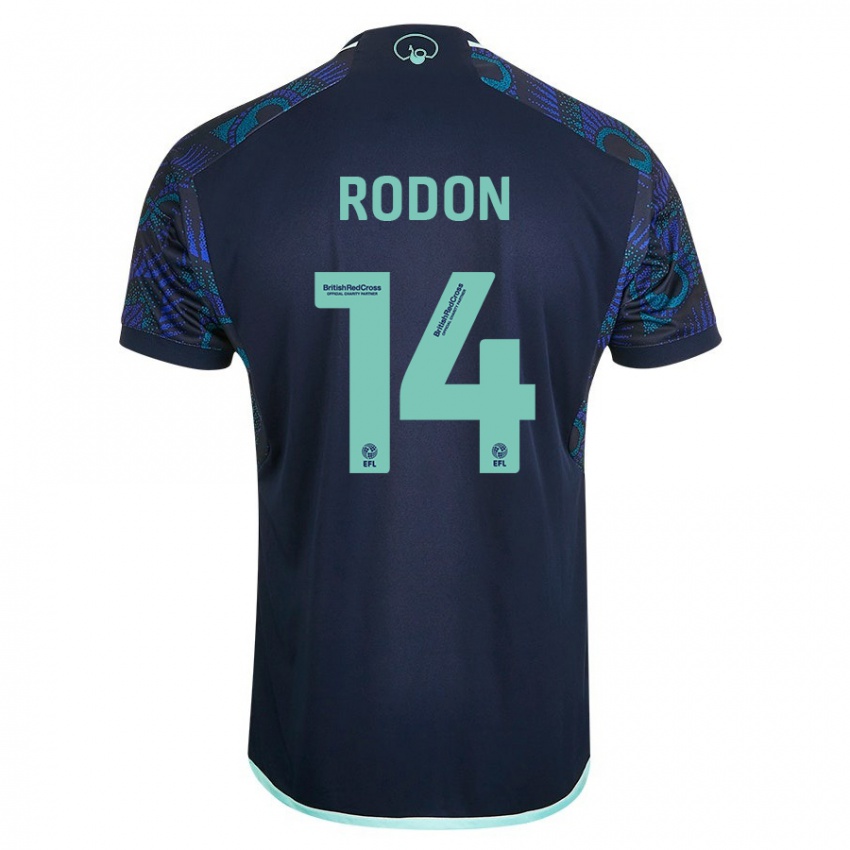 Donna Maglia Joe Rodon #14 Blu Kit Gara Away 2023/24 Maglietta