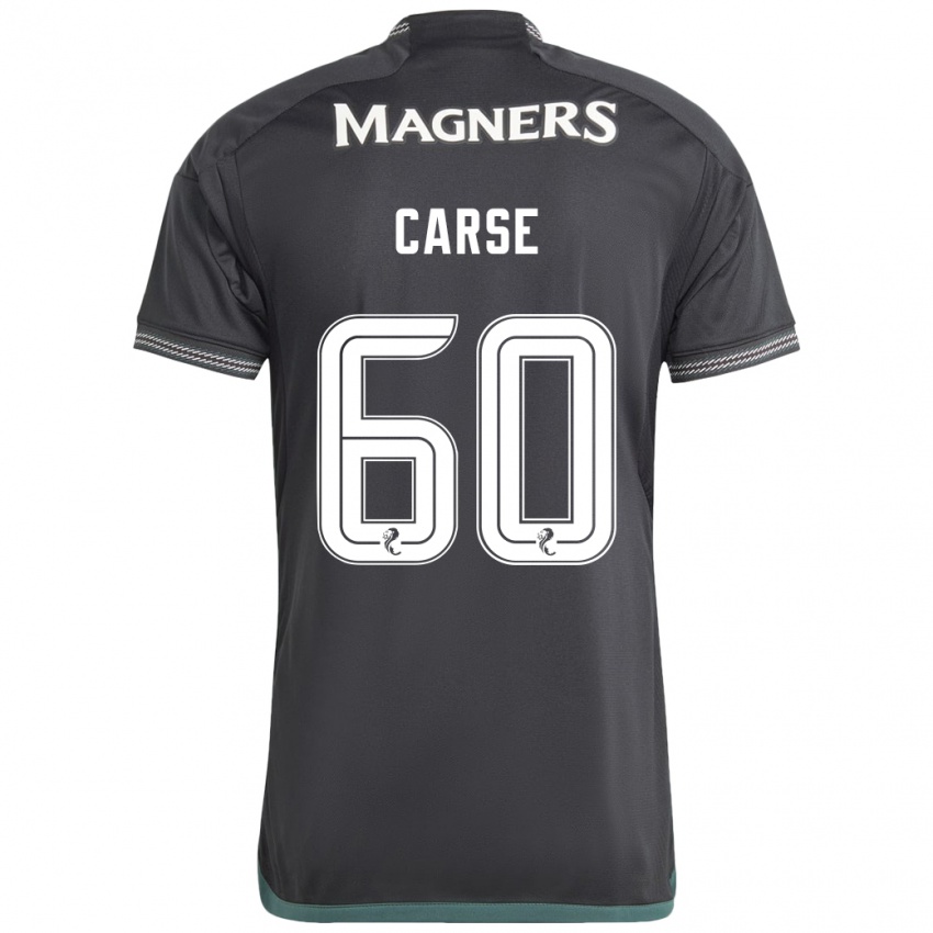 Donna Maglia Mackenzie Carse #60 Nero Kit Gara Away 2023/24 Maglietta