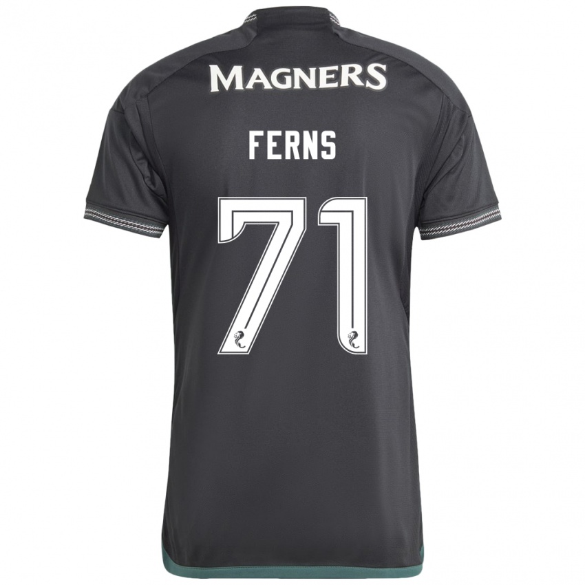 Donna Maglia Abbie Ferns #71 Nero Kit Gara Away 2023/24 Maglietta