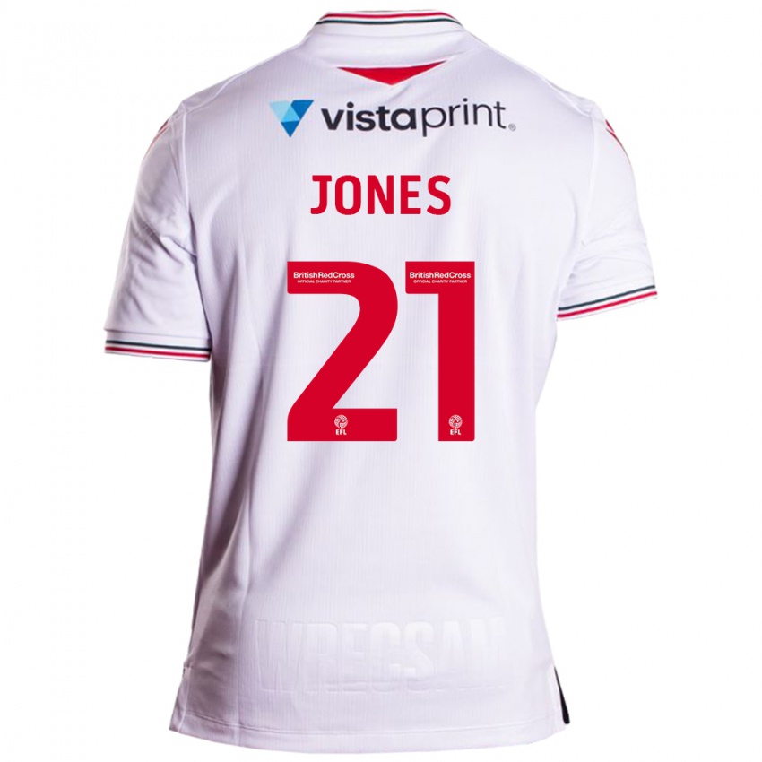 Donna Maglia Lili Jones #21 Bianco Kit Gara Away 2023/24 Maglietta