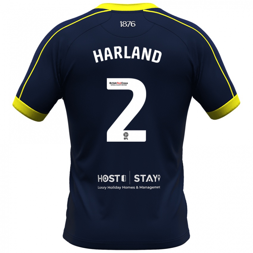 Donna Maglia Jane Harland #2 Marina Militare Kit Gara Away 2023/24 Maglietta