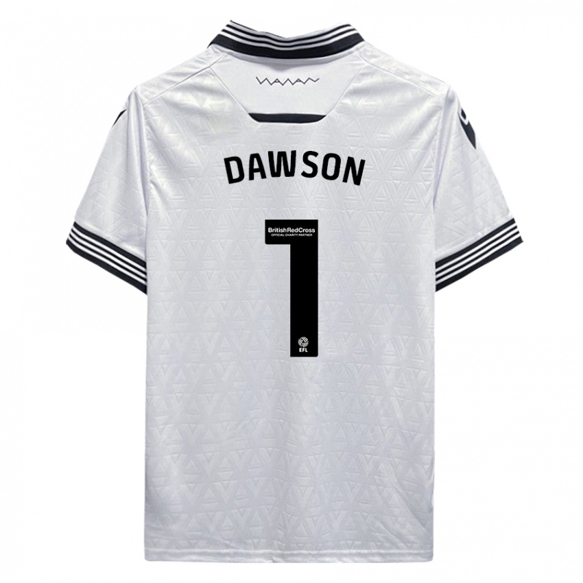 Donna Maglia Cameron Dawson #1 Bianco Kit Gara Away 2023/24 Maglietta