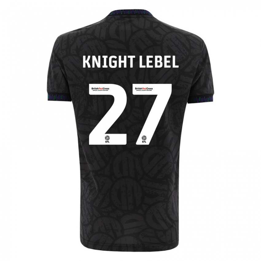 Donna Maglia Jamie Knight-Lebel #27 Nero Kit Gara Away 2023/24 Maglietta