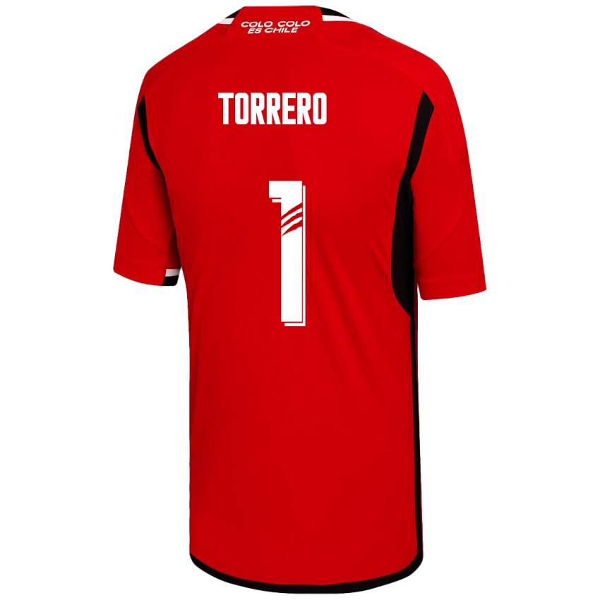 Donna Maglia Ryann Torrero #1 Rosso Kit Gara Away 2023/24 Maglietta