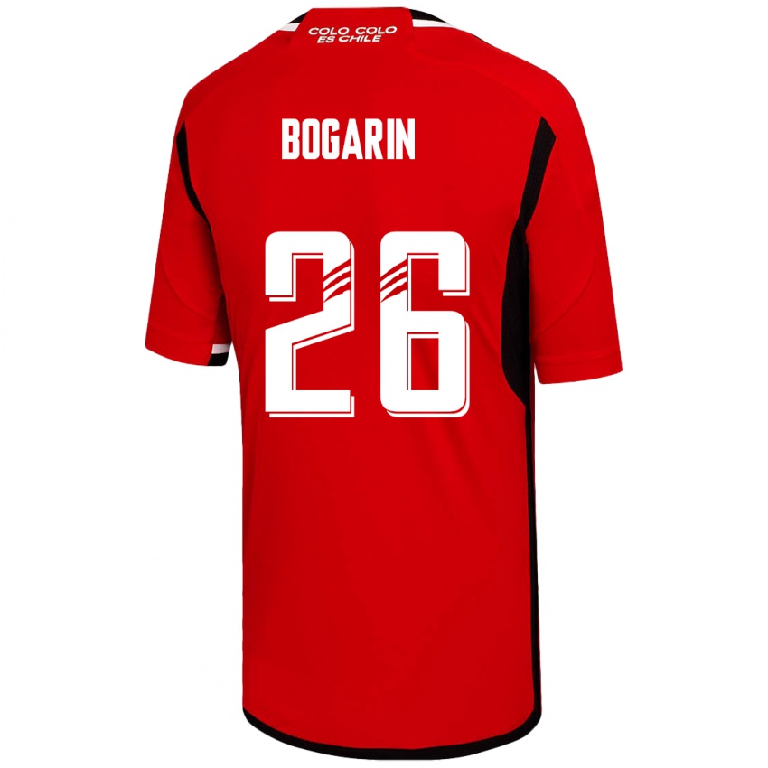 Donna Maglia Dahiana Bogarín #26 Rosso Kit Gara Away 2023/24 Maglietta