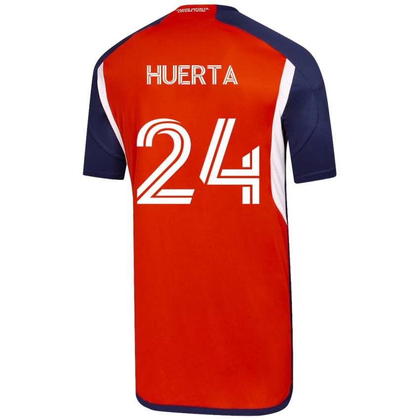 Donna Maglia Renato Huerta #24 Bianco Kit Gara Away 2023/24 Maglietta